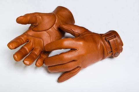 Winter Leather Cycling Gloves